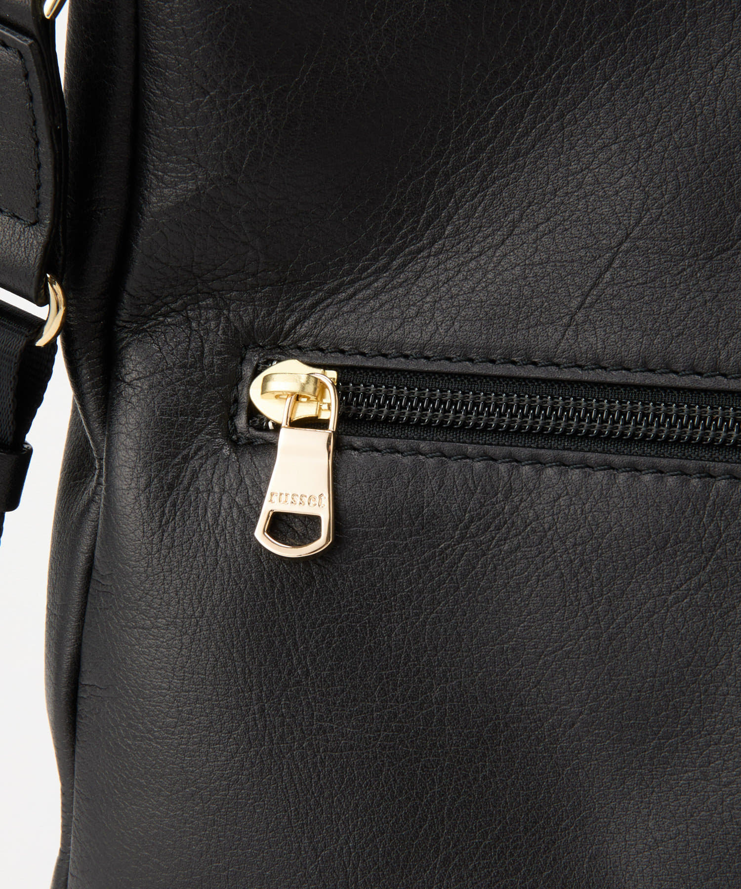 Russet [Soft leather] Large shoulder bag